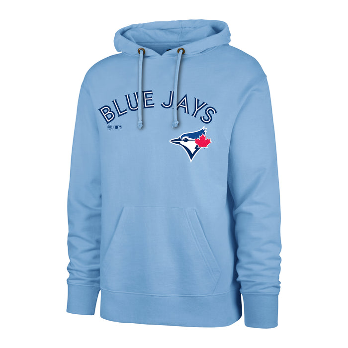 Toronto Blue Jays MLB 47 Brand Men's Light Blue Wordmark Fleece Hoodie
