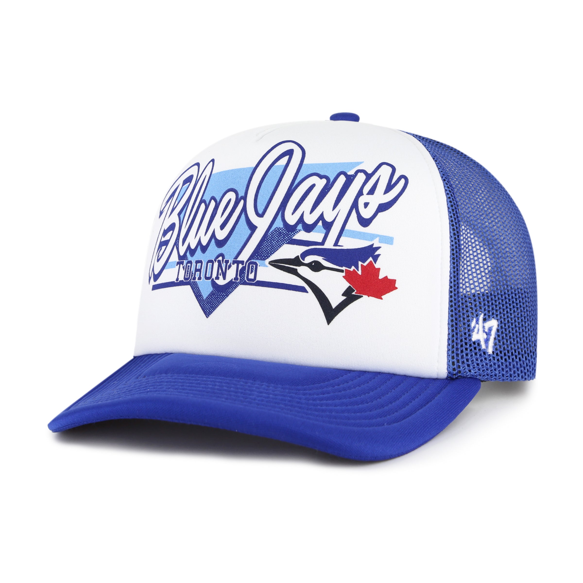 Casquette de camionneur en mousse Royal Hangout des Blue Jays de Toronto MLB 47 Brand pour hommes