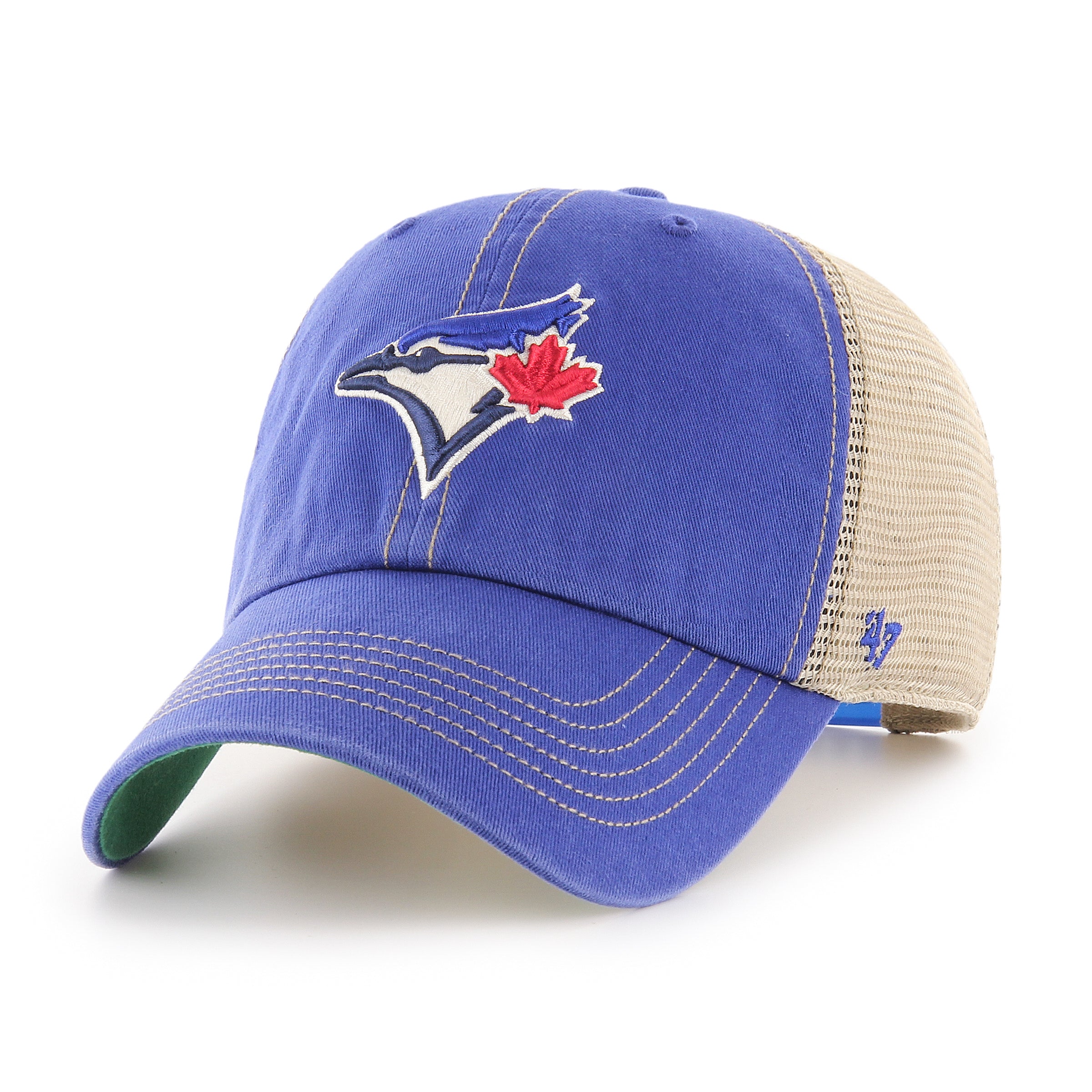 Toronto Blue Jays MLB 47 Brand Royal Trawler Clean Up Trucker Snapback pour hommes