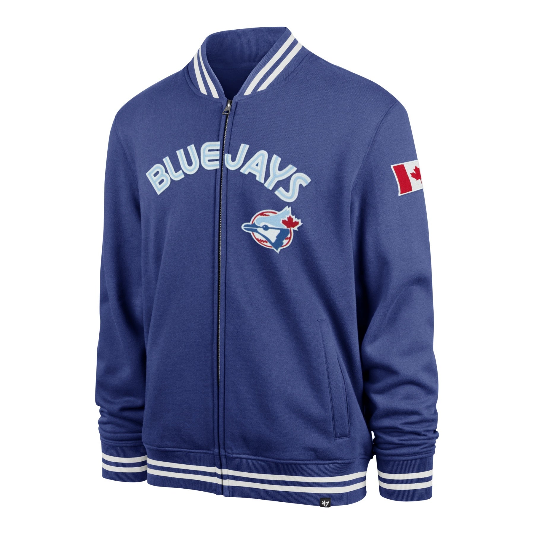 Veste de survêtement Royal Wax Pack Pro Camden des Blue Jays de Toronto MLB 47 Brand pour hommes