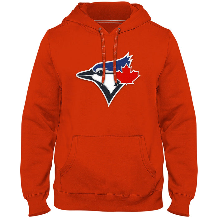 Toronto Blue Jays MLB Bulletin Men's Orange Express Twill Birdhead Logo Hoodie
