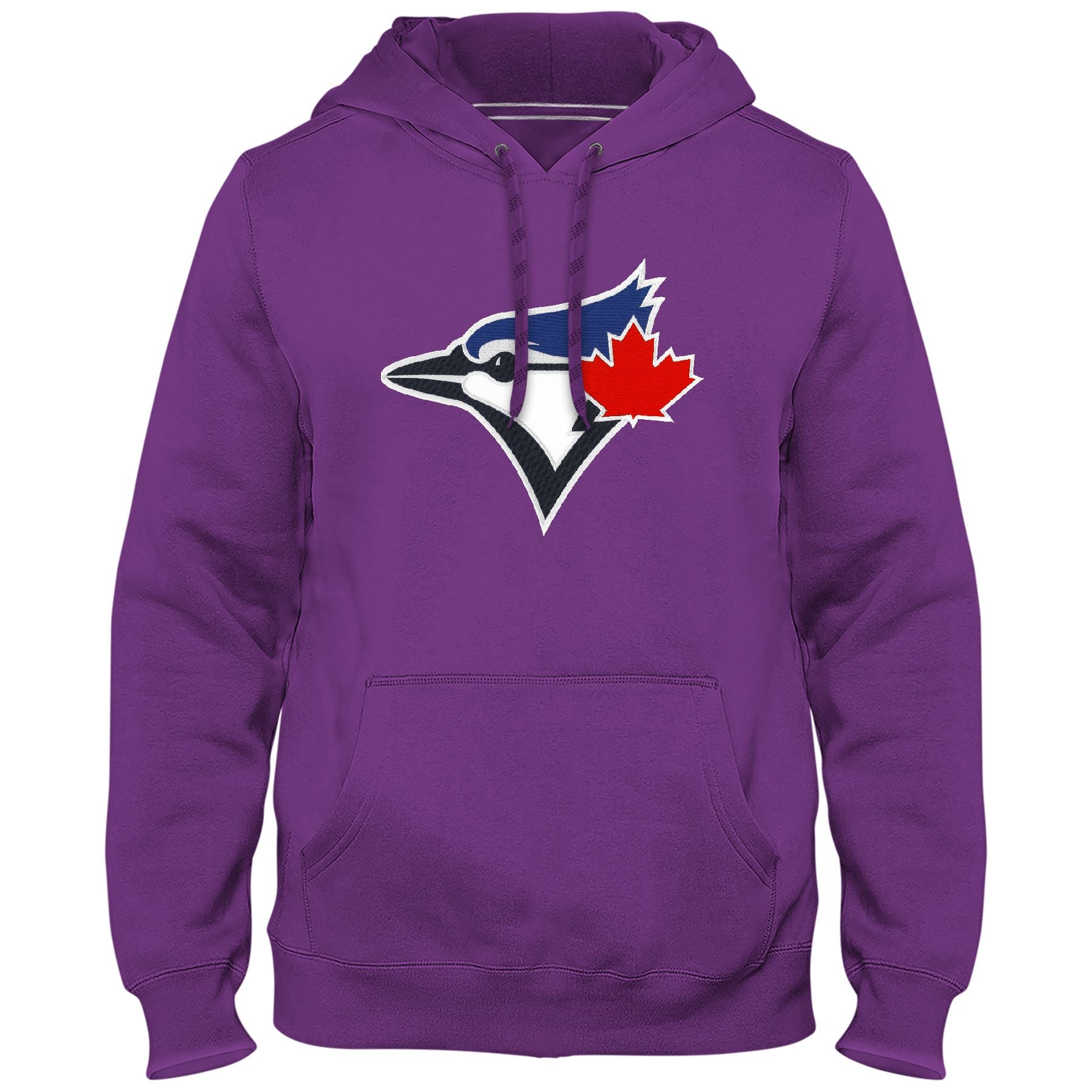 Toronto Blue Jays MLB Bulletin Sweat à capuche violet Express en sergé avec logo Birdhead pour hommes