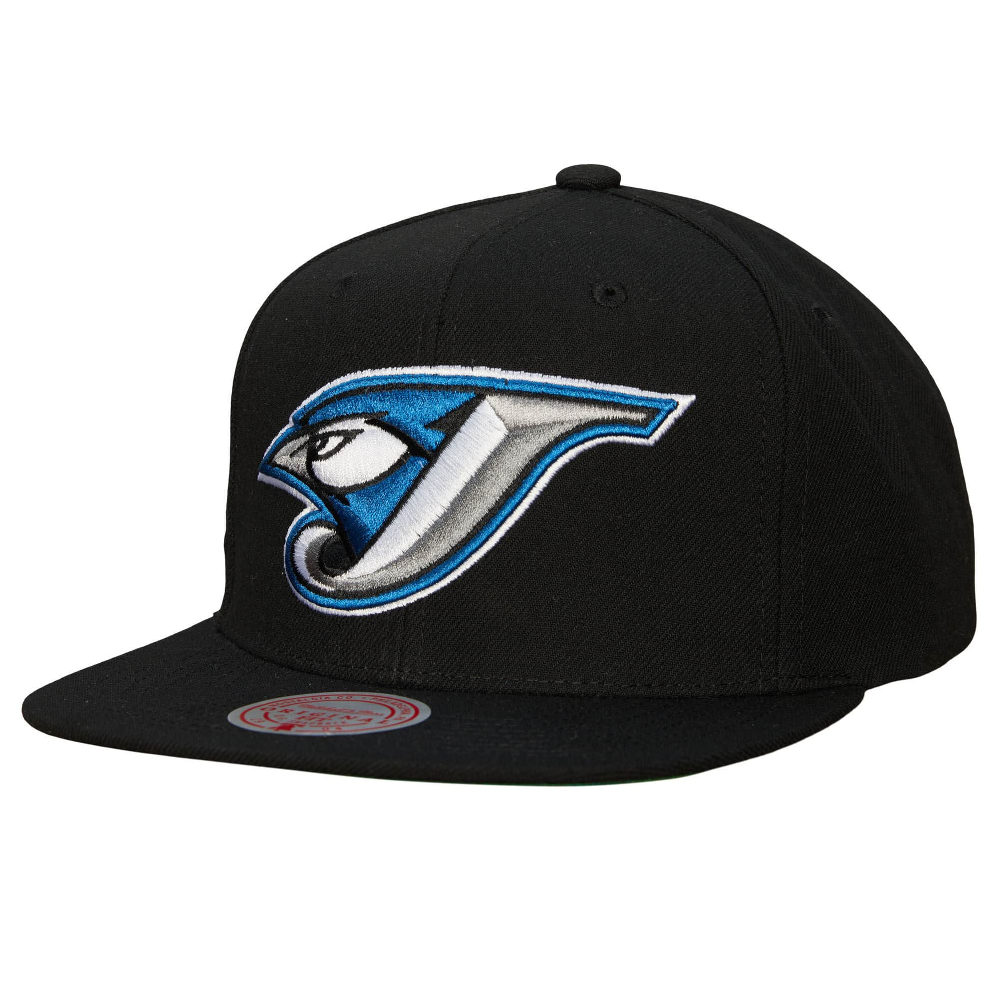 Toronto Blue Jays MLB Mitchell & Ness Mens Black Evergreen Snapback