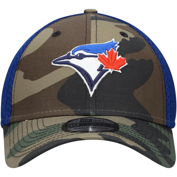 Toronto Blue Jays MLB New Era Men's Camo Royal Blue 39Thirty Neo Stretch Fit Hat