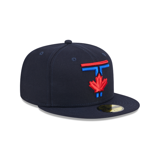 Toronto Blue Jays MLB New Era Men's Navy 59Fifty 2024 City Connect Fitted Hat