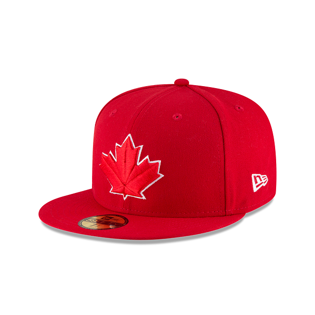 Toronto Blue Jays MLB New Era Men's Red 59Fifty Authentic Collection Alternate Fitted Hat