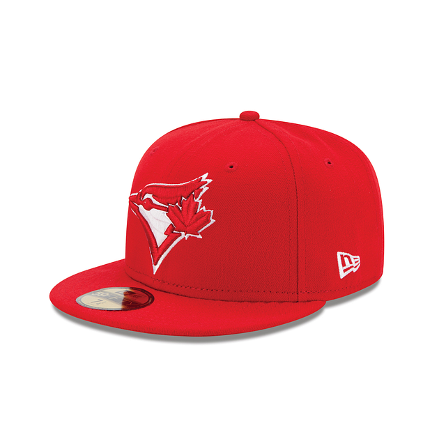 Casquette ajustée 59Fifty rouge MLB New Era des Blue Jays de Toronto pour hommes