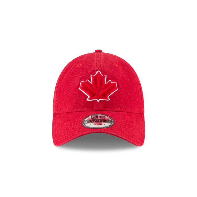 Casquette ajustable classique rouge 9Twenty Alternate Core MLB New Era des Blue Jays de Toronto pour hommes