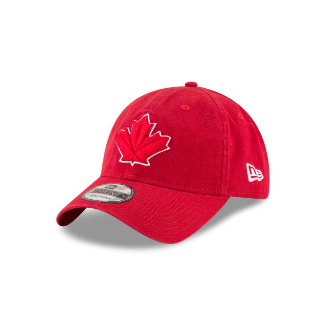 Casquette ajustable classique rouge 9Twenty Alternate Core MLB New Era des Blue Jays de Toronto pour hommes