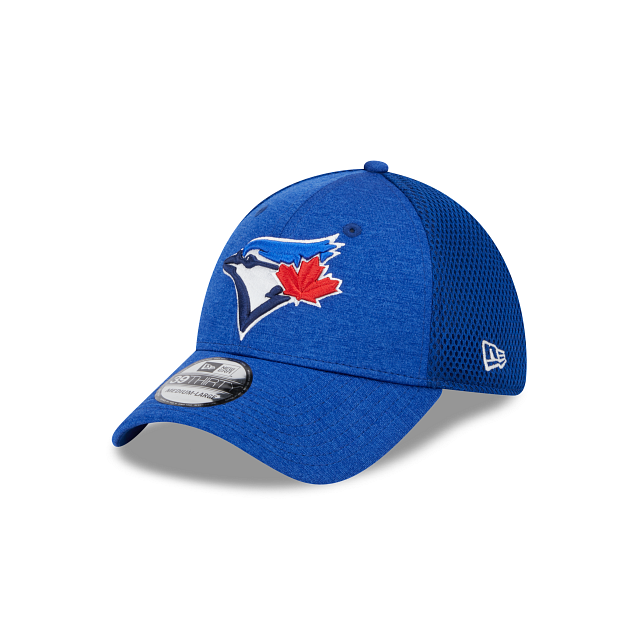Toronto Blue Jays MLB New Era Men's Royal 39Thirty Stripe Stretch Fit Hat