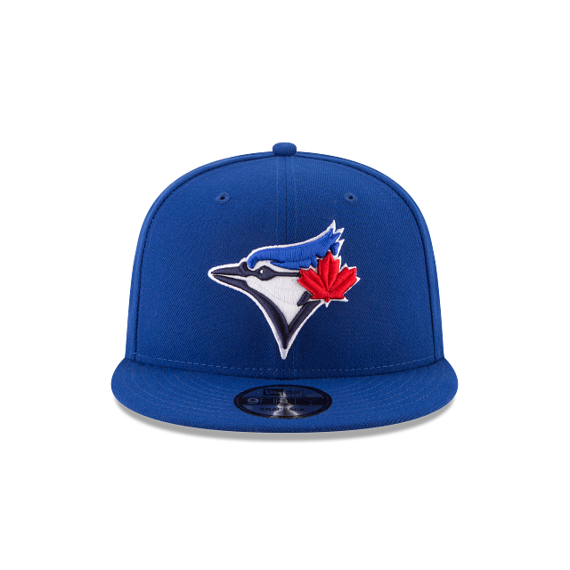 Casquette snapback Toronto Blue Jays MLB New Era pour homme, modèle 9Fifty 50e saison, couleur bleu roi