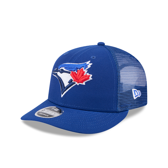 Toronto Blue Jays MLB New Era Royal 9Fifty Low Profile Trucker Snapback pour hommes