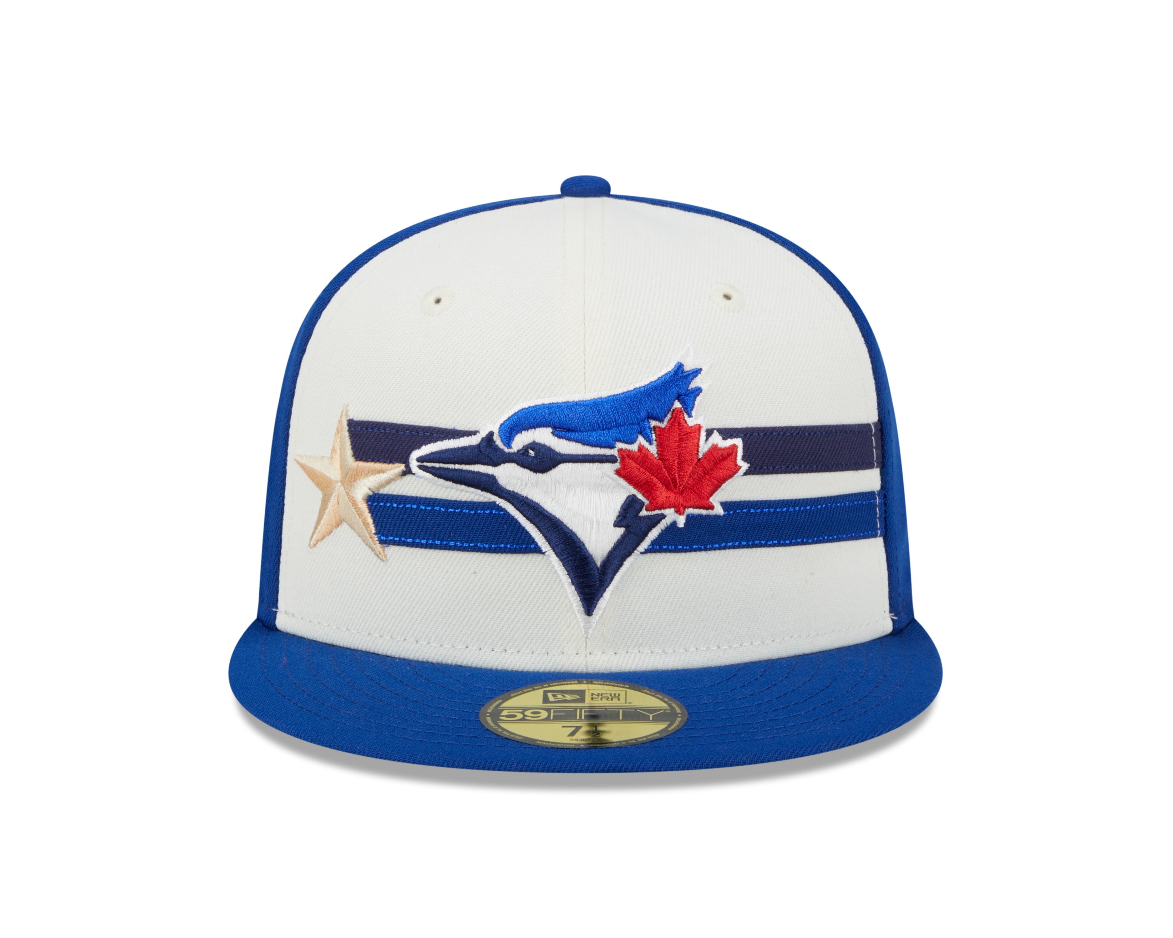 Casquette ajustée MLB New Era 59Fifty 2024 All Star Game bleu royal/crème pour homme des Blue Jays de Toronto