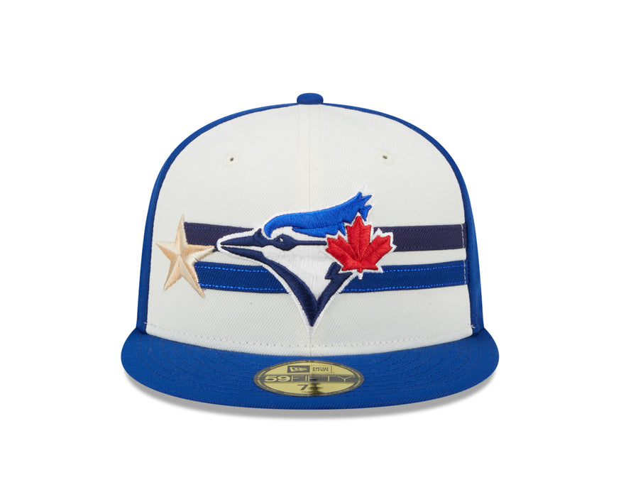 Toronto Blue Jays MLB New Era Men's Royal Blue/Cream 59Fifty 2024 All Star Game Fitted Hat