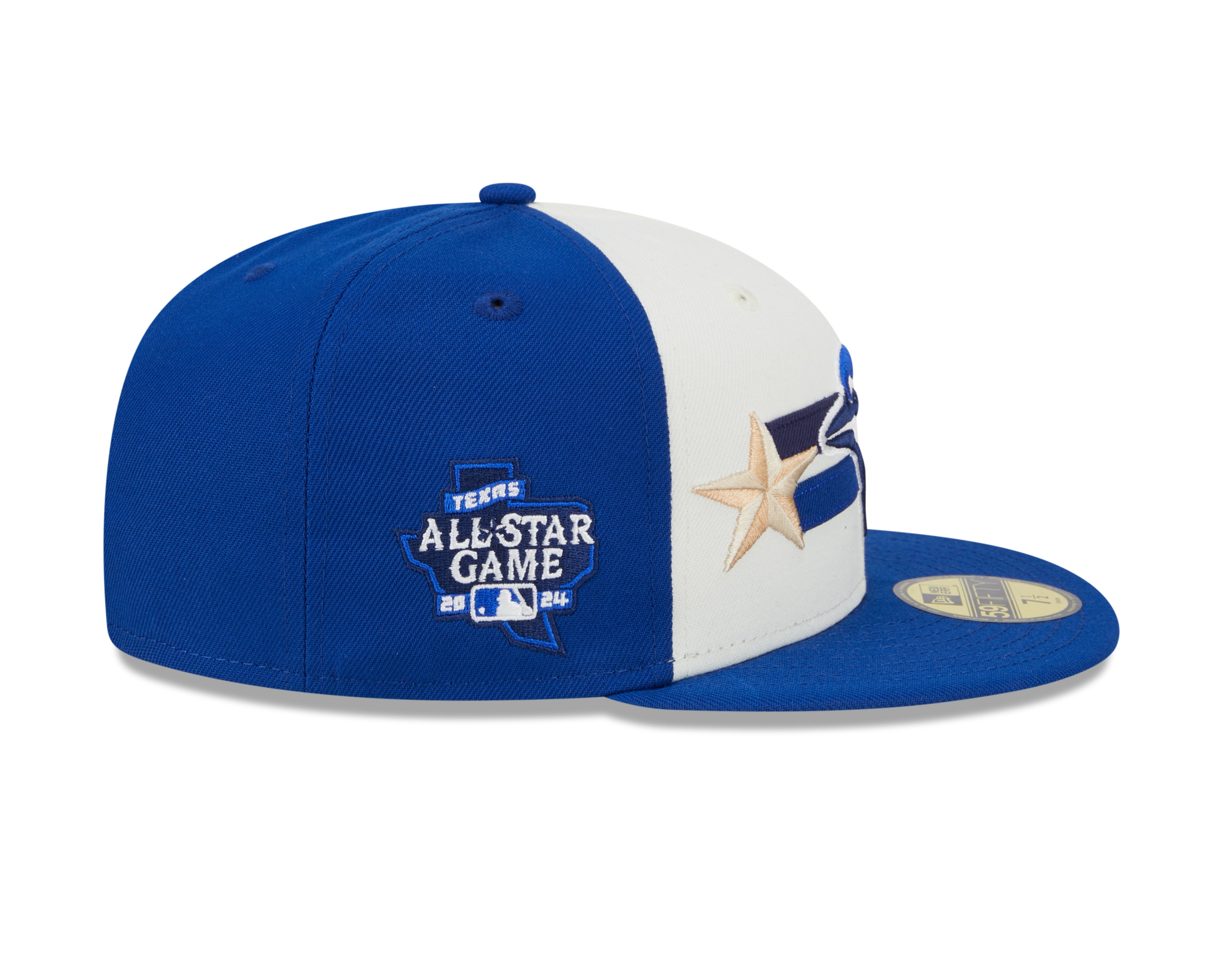 Casquette ajustée MLB New Era 59Fifty 2024 All Star Game bleu royal/crème pour homme des Blue Jays de Toronto