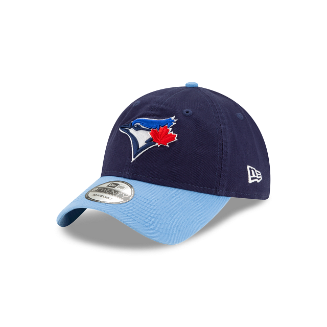 Toronto Blue Jays MLB New Era pour hommes, casquette réglable alternative classique 9Twenty bleu royal/bleu clair