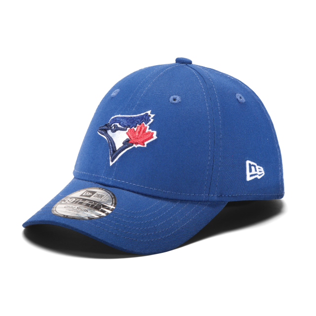 Toronto Blue Jays MLB New Era Youth Royal Blue 39Thirty Tie Breaker Stretch Hat