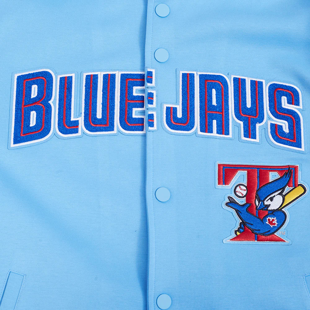 Toronto Blue Jays MLB Pro Standard Men's Light Blue Cooperstown Game Day Double Knit Jacket