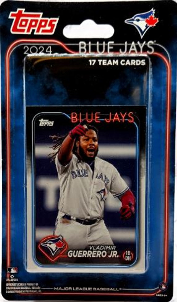 Ensemble de l'équipe de baseball MLB Topps 2024 des Blue Jays de Toronto