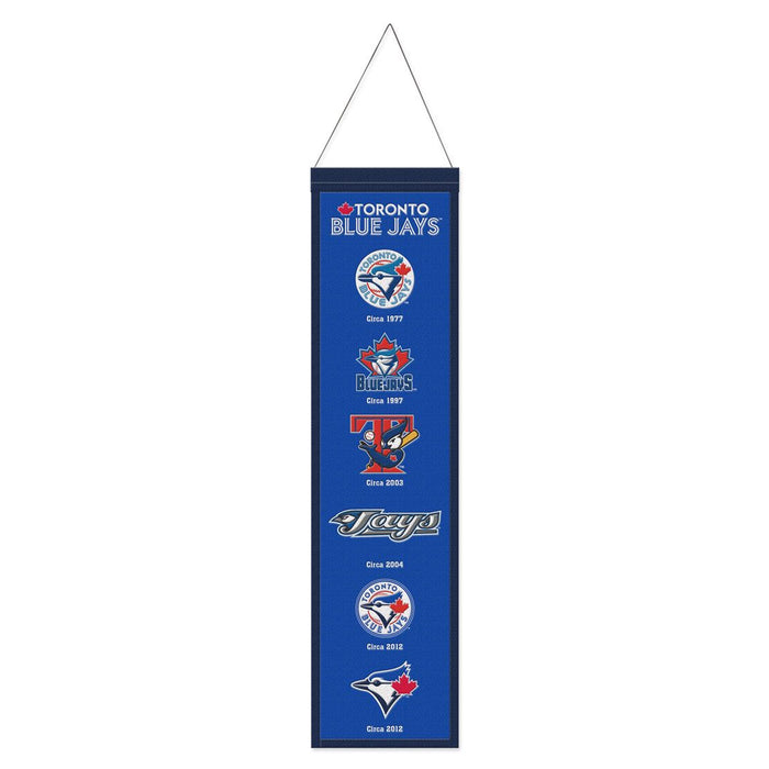 Toronto Blue Jays MLB WinCraft 8"x32" Wool Heritage Logo Banner