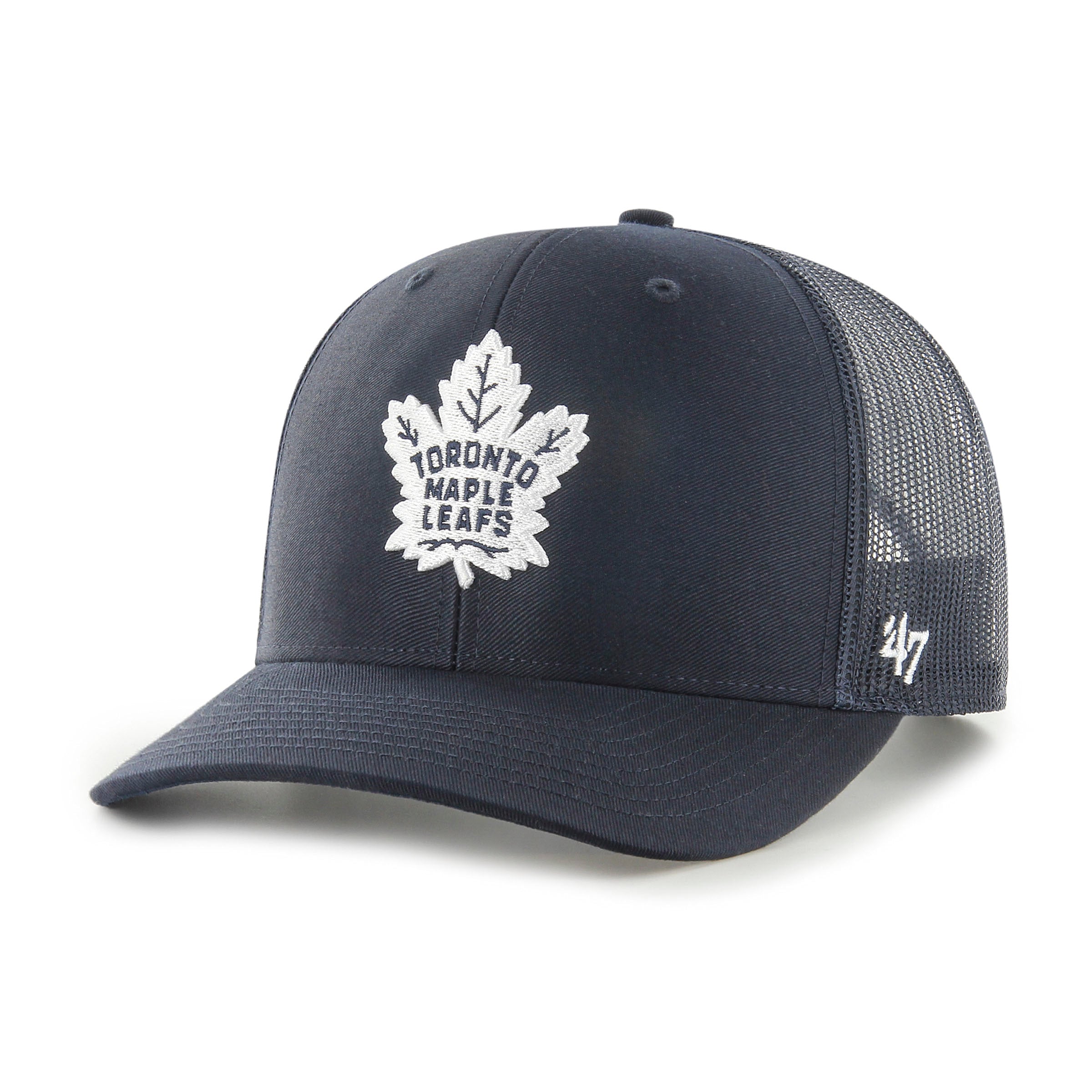 Casquette de camionneur bleu marine 47 Brand des Maple Leafs de Toronto LNH pour hommes