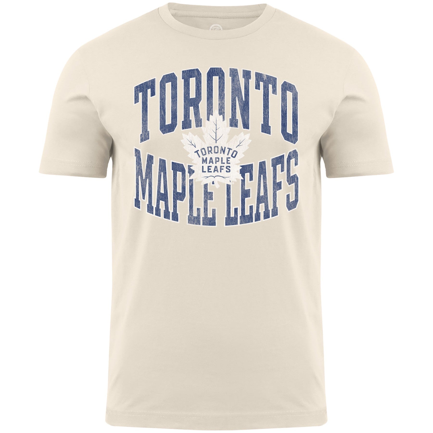 T-shirt beige The Natural pour hommes, Bulletin de la LNH des Maple Leafs de Toronto