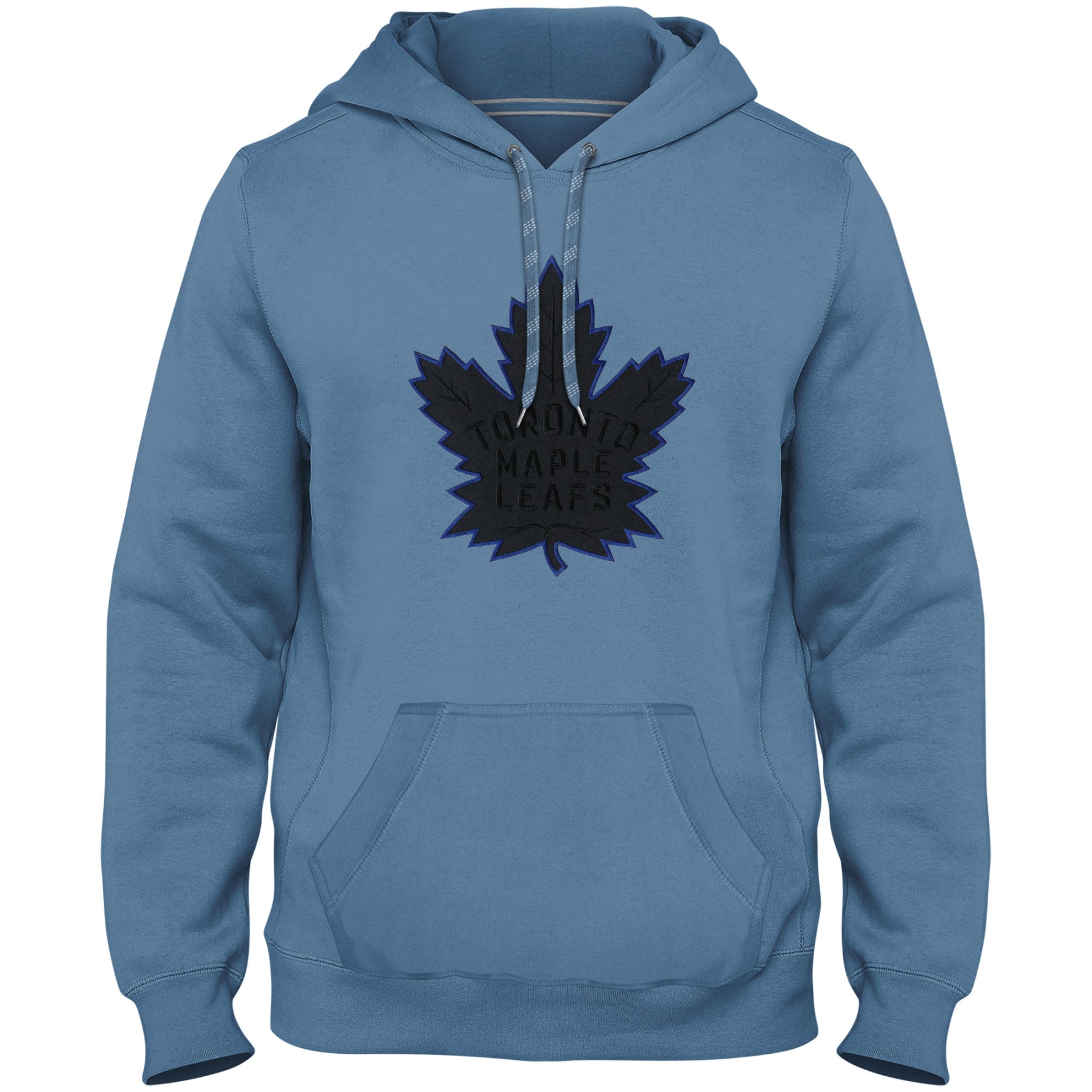 Toronto Maple Leafs NHL Bulletin Men's Light Blue Back in Black Express Twill Logo Hoodie