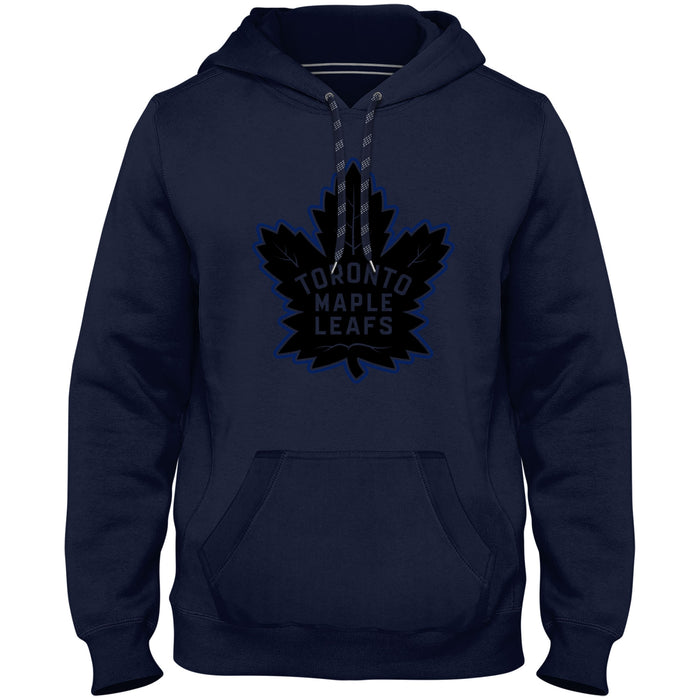 Toronto Maple Leafs NHL Bulletin Men's Navy Back in Black Express Twill Logo Hoodie