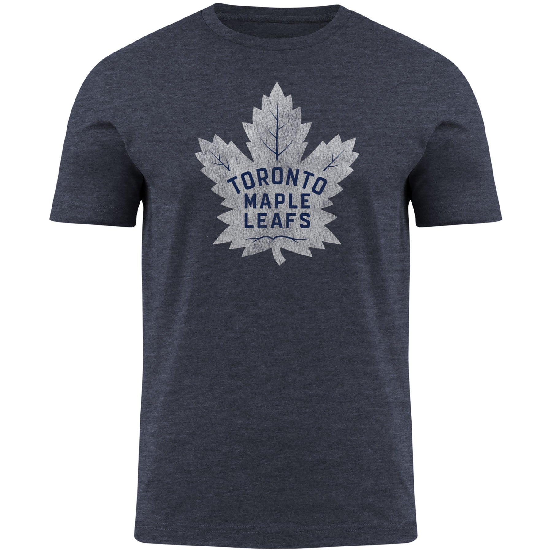 T-shirt bleu marine avec logo vieilli des Maple Leafs de Toronto NHL Bulletin pour hommes