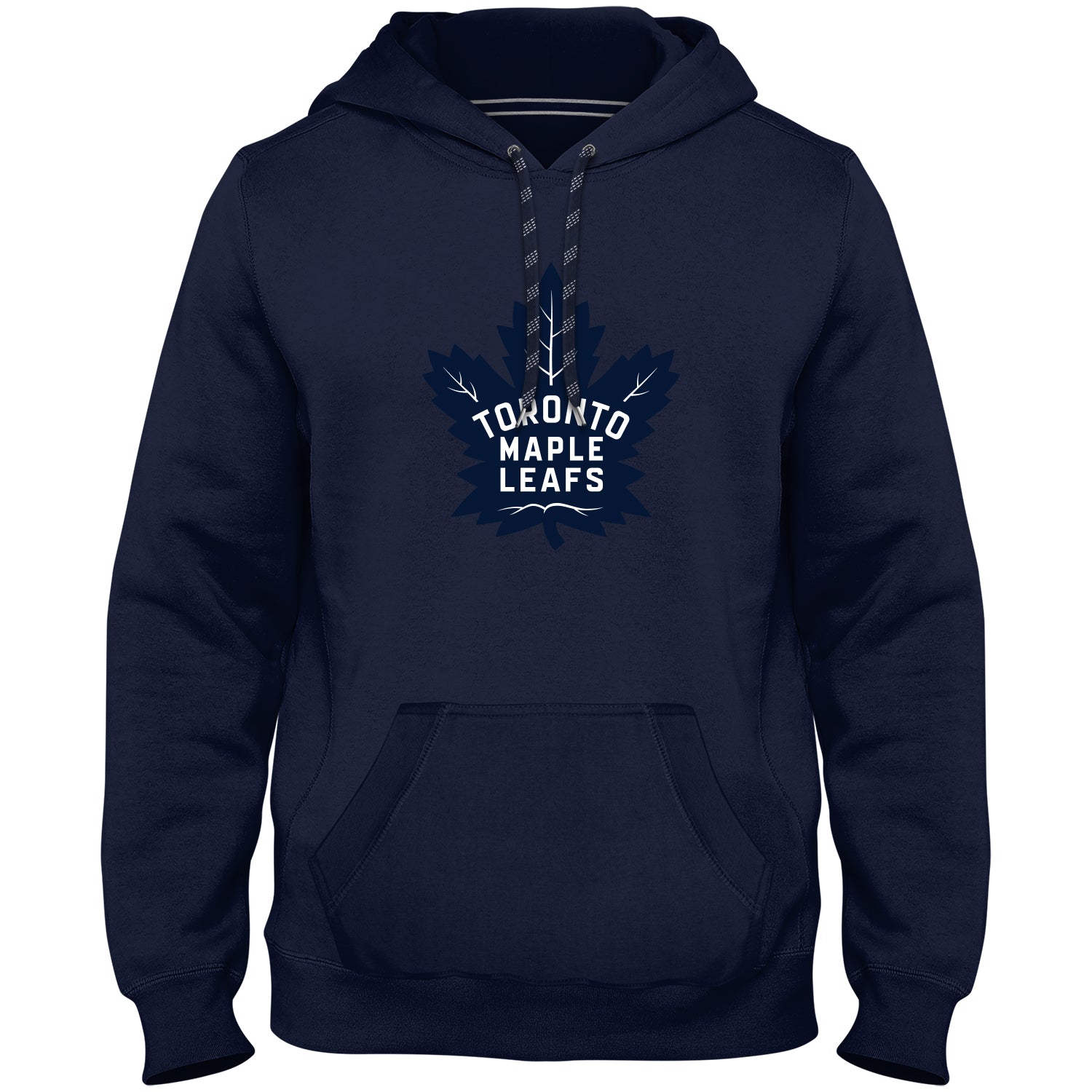 Sweat à capuche avec logo en sergé bleu marine Express NHL Bulletin des Maple Leafs de Toronto pour hommes