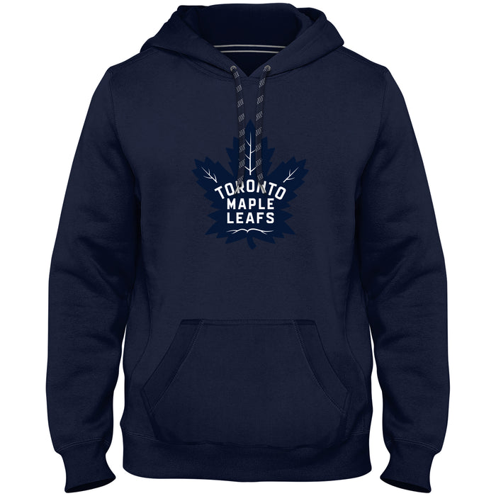 Toronto Maple Leafs NHL Bulletin Men's Navy Express Twill Logo Hoodie
