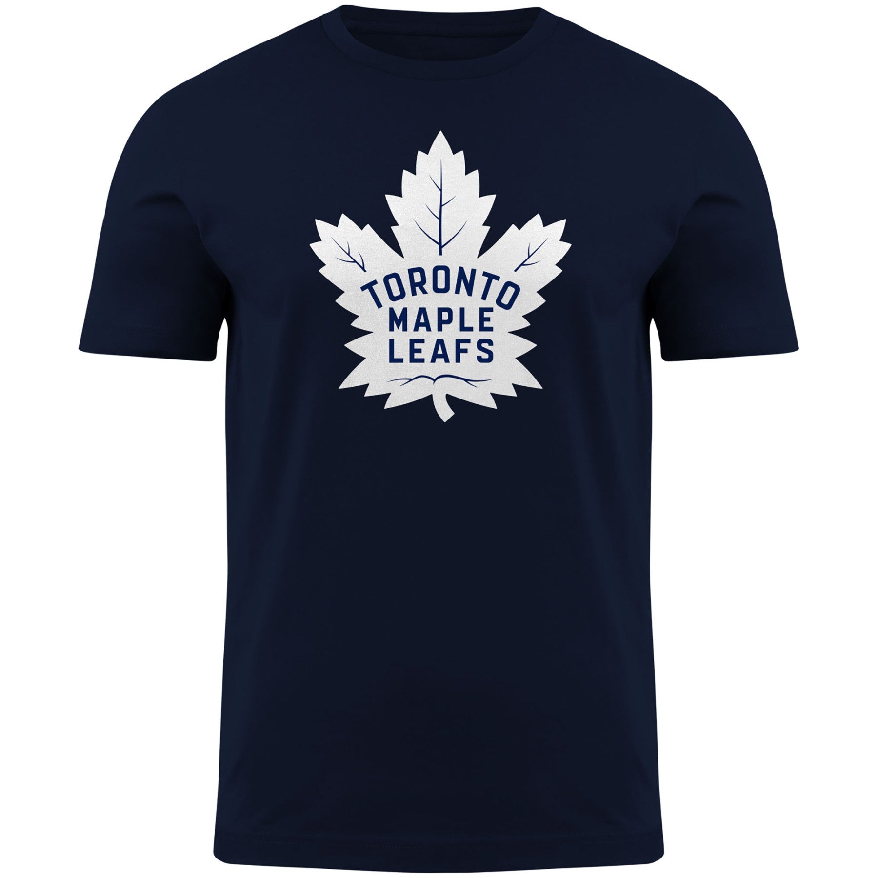 T-shirt bleu marine avec logo principal des Maple Leafs de Toronto NHL Bulletin pour hommes