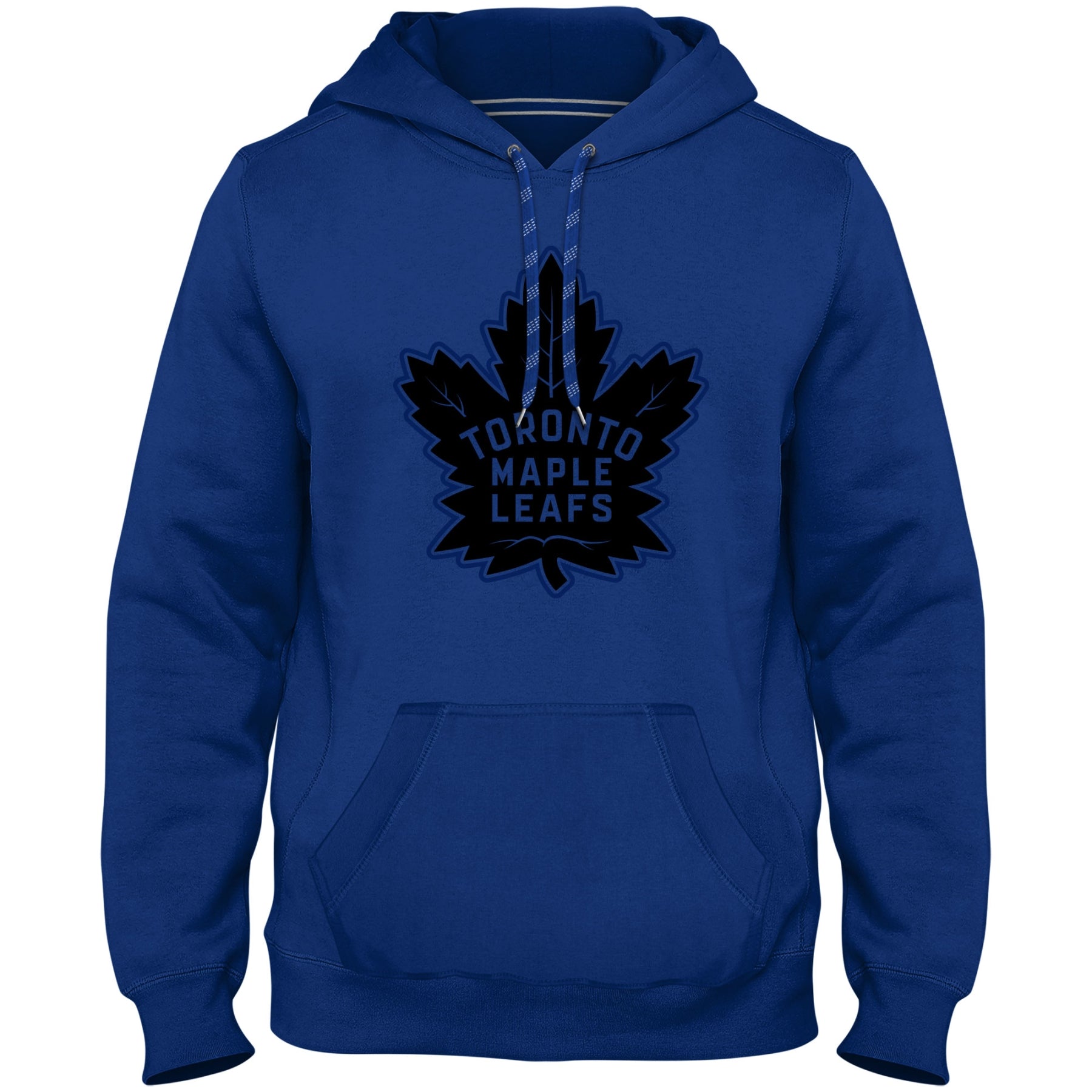 Toronto Maple Leafs NHL Bulletin Sweat à capuche bleu royal avec dos en noir pour hommes avec logo en sergé Express