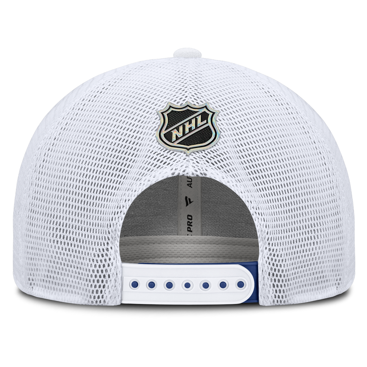 Toronto Maple Leafs NHL Fanatics Branded Men's Royal Blue Authentic Pro Train Trucker Snapback