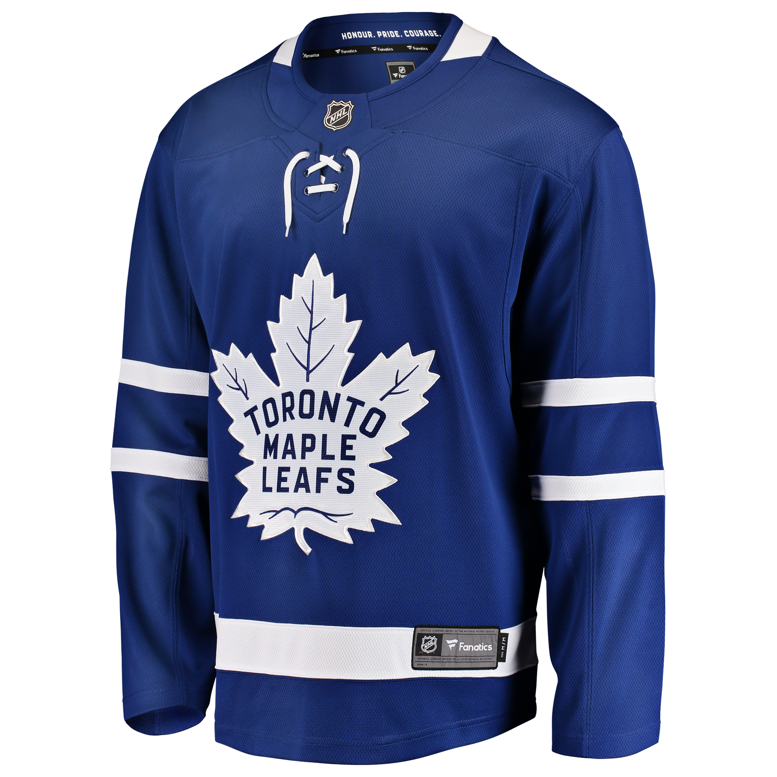 Maillot à domicile Breakaway bleu royal pour hommes de marque Fanatics LNH des Maple Leafs de Toronto