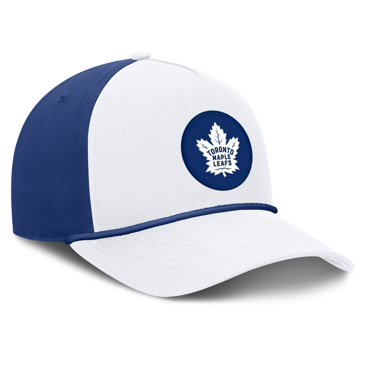 Toronto Maple Leafs NHL Fanatics Branded Men's Royal Blue/White Authentic Pro Rink A-Frame Snapback