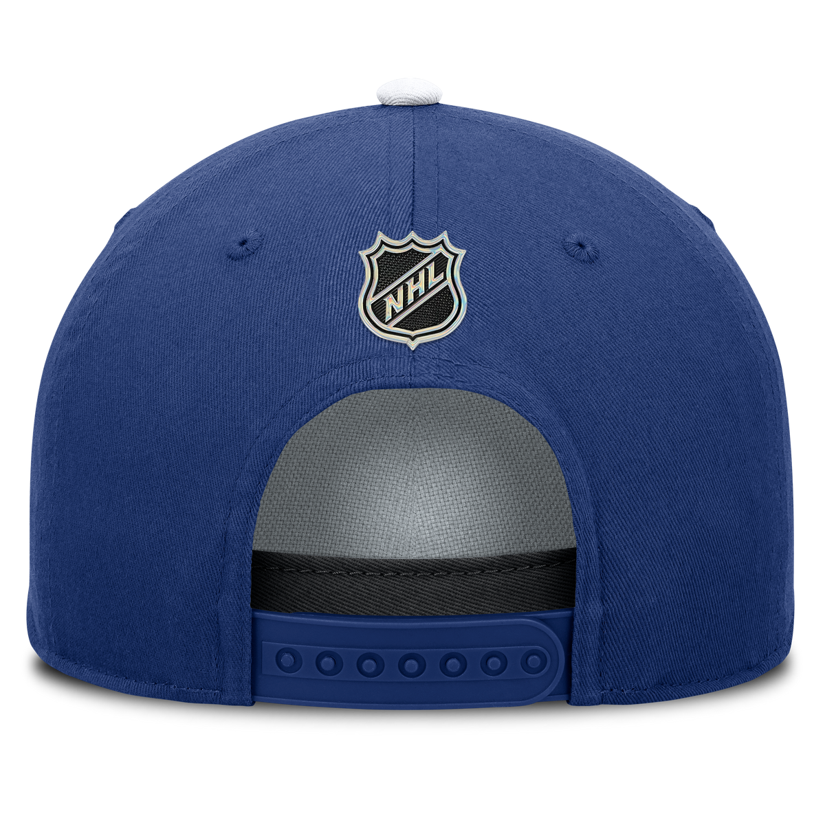 Toronto Maple Leafs NHL Fanatics Branded Men's Royal Blue/White Authentic Pro Rink A-Frame Snapback