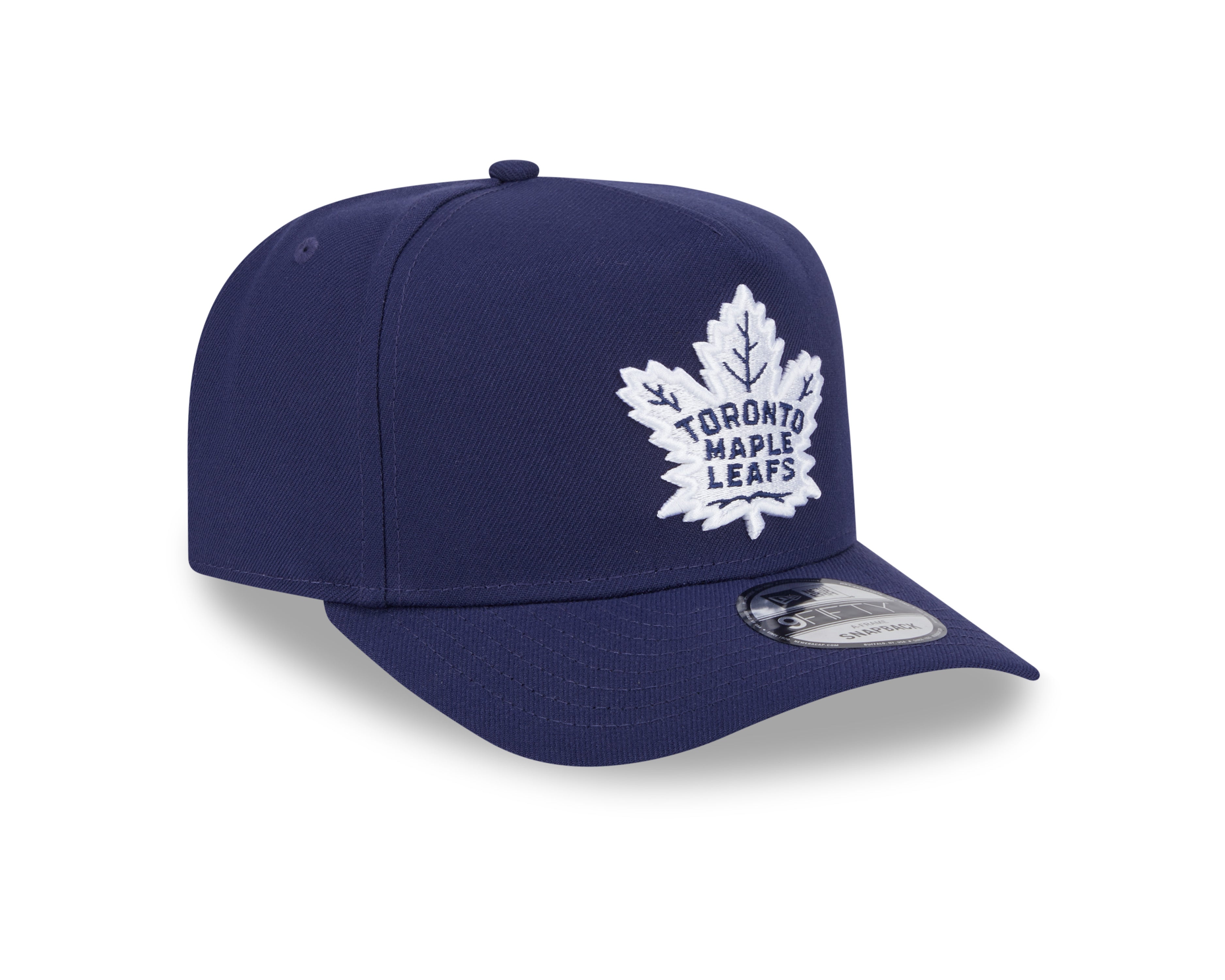 Casquette à visière ajustable A-Frame 9FIfty bleu royal pour homme des Maple Leafs de Toronto de la LNH de New Era