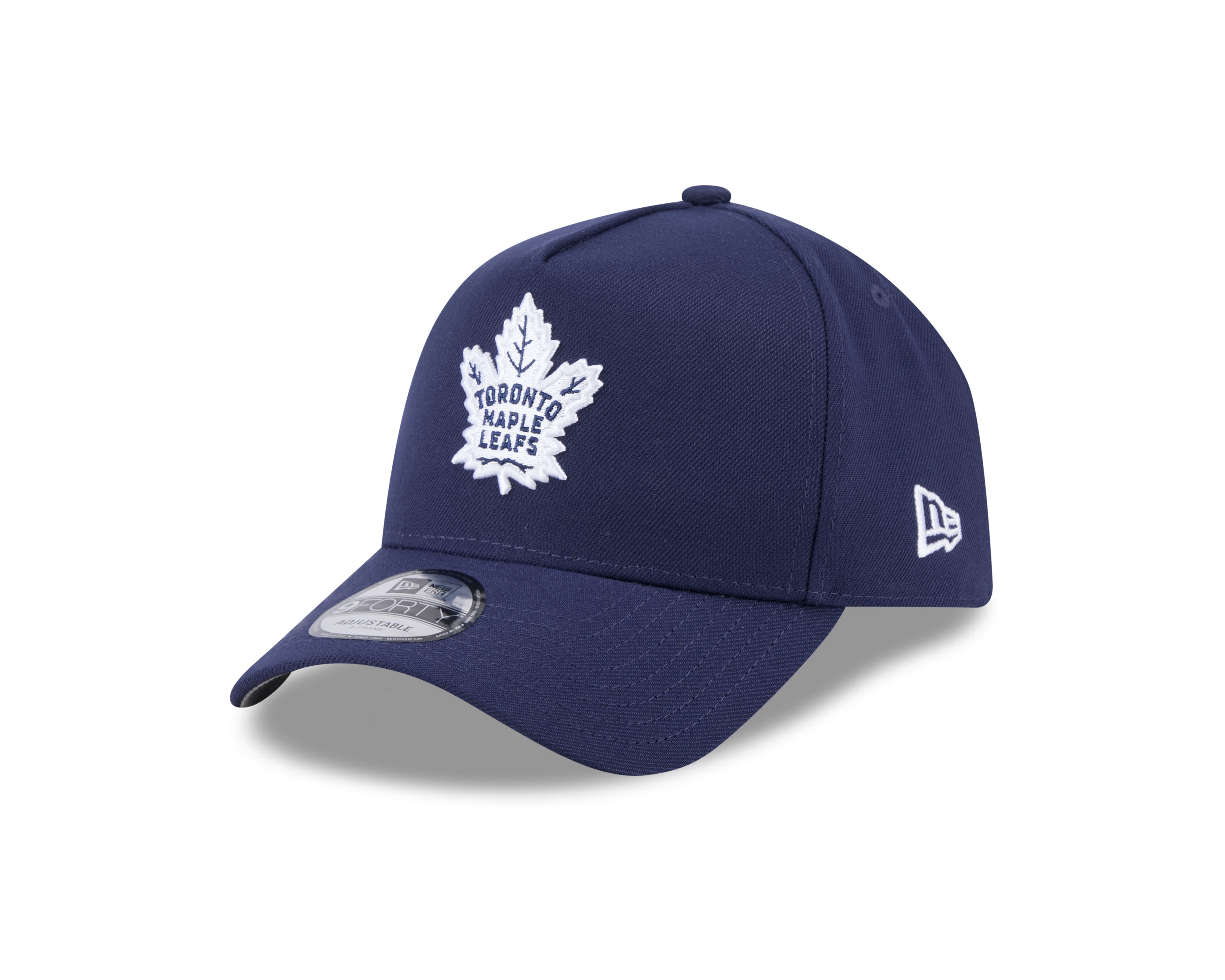 Casquette ajustable 9Forty A-Frame bleu royal pour homme des Maple Leafs de Toronto de la LNH de New Era