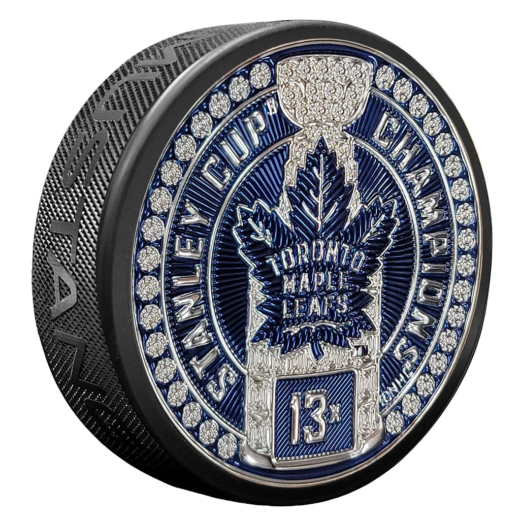 Toronto Maple Leafs NHL Stanley Cup Dynasty Trimflexx Hockey Puck