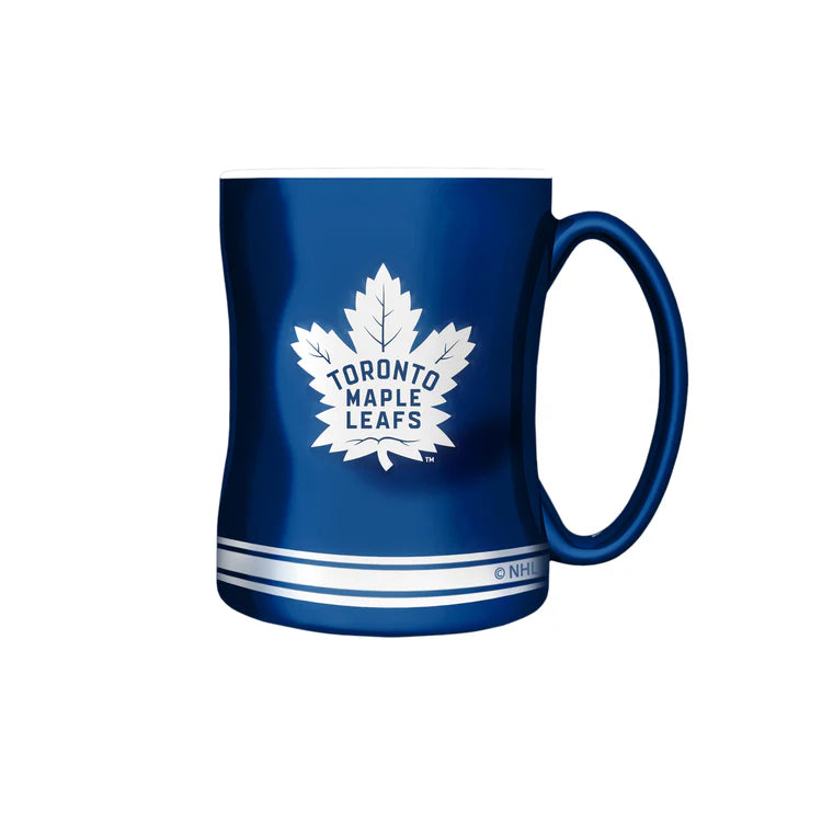 Tasse sculptée bleue de 14 oz des Maple Leafs de Toronto NHL TSV