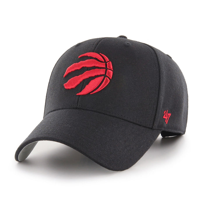 Toronto Raptors NBA 47 Brand Men's Black MVP Adjustable Hat