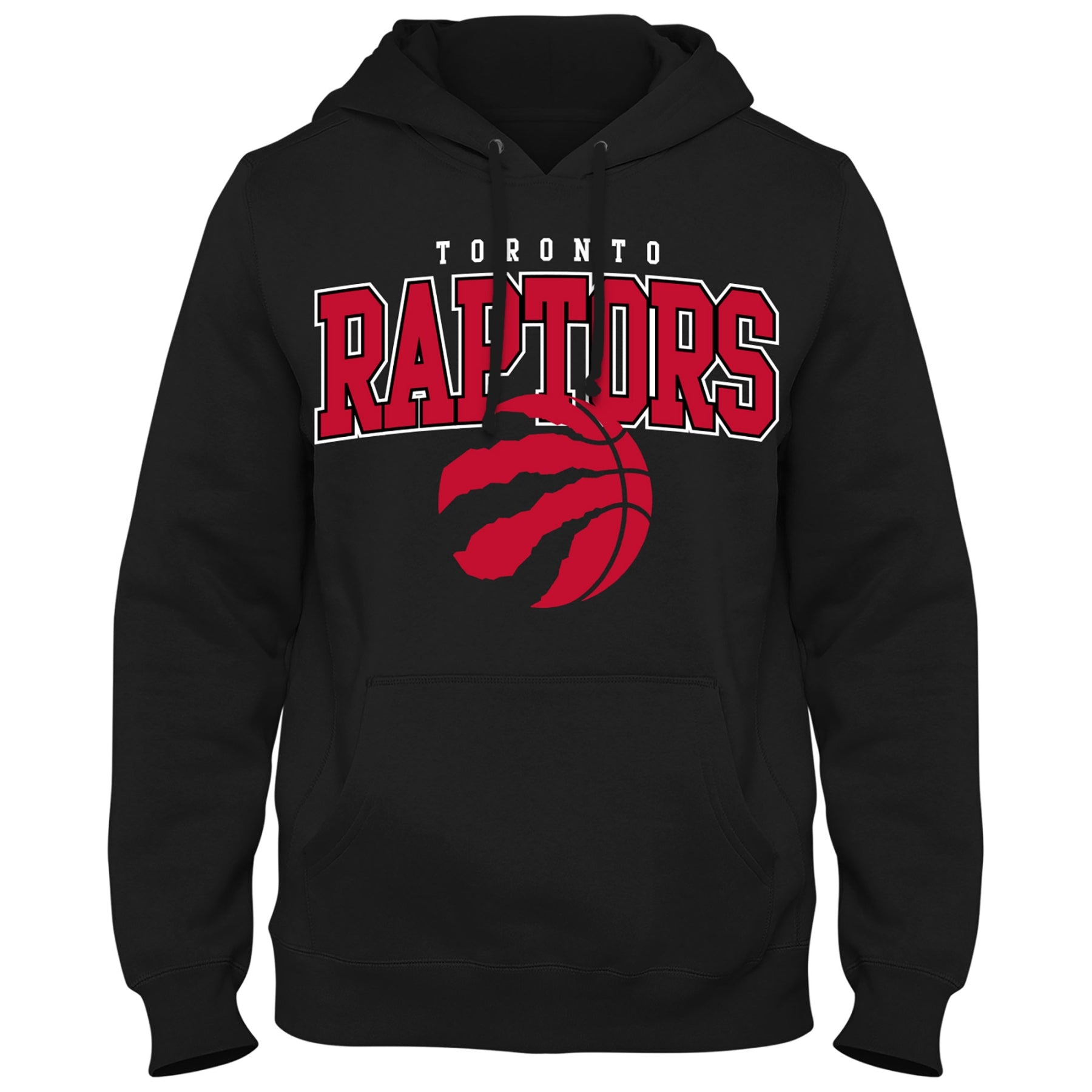 Toronto Raptors NBA Bulletin Men's Black Back2Basics Pullover Hoodie