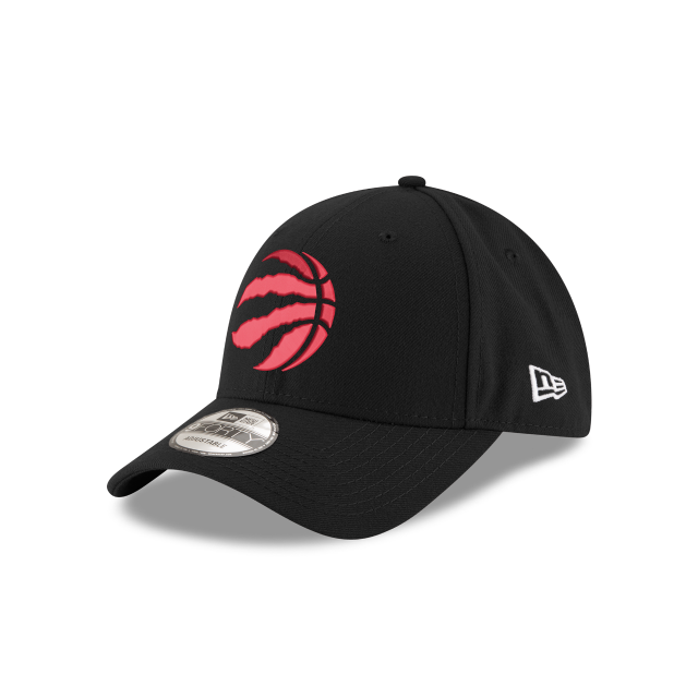 Toronto Raptors NBA New Era Men's Black 9Forty The League Adjustable Hat