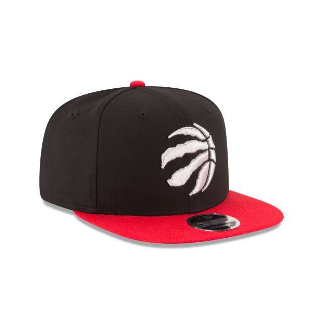 Toronto Raptors NBA New Era Men's Black/Red 9Fifty Two Tone Snapback