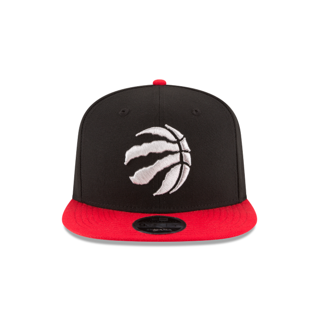 Toronto Raptors NBA New Era Men's Black/Red 9Fifty Two Tone Snapback