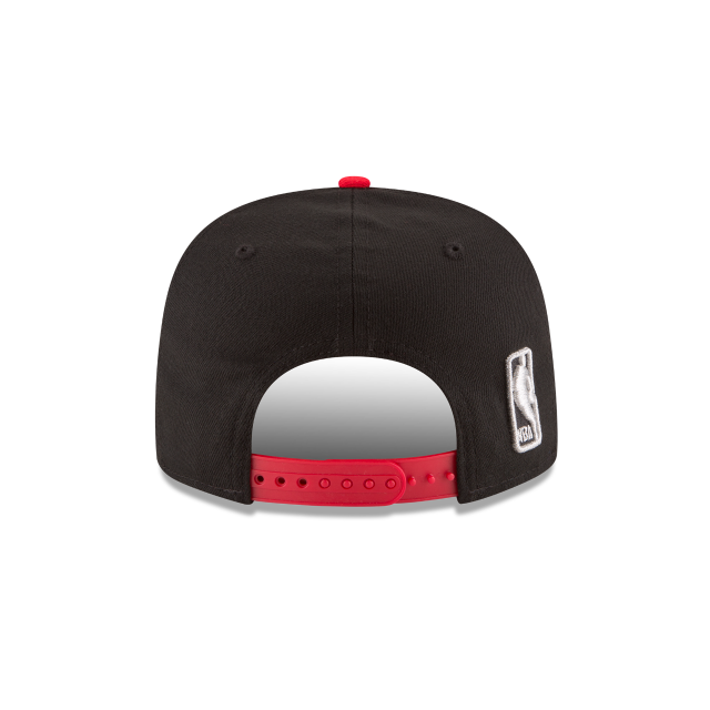 Toronto Raptors NBA New Era pour hommes, noir/rouge 9Fifty Two Tone Snapback