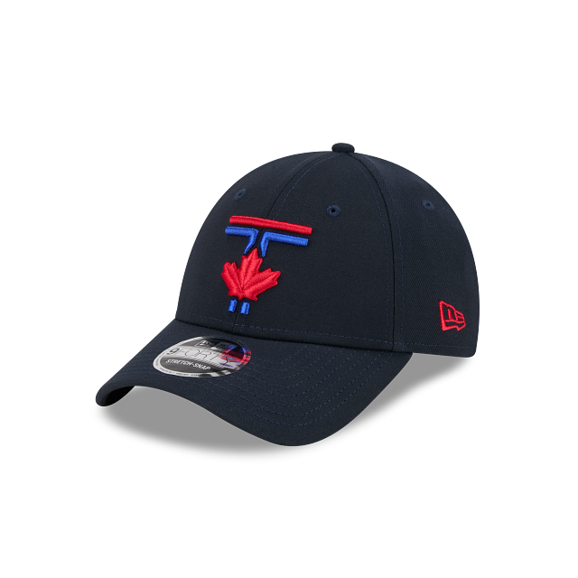 Toronto Blue Jays MLB New Era Men's Navy 9Forty 2024 City Connect Adjustable Hat