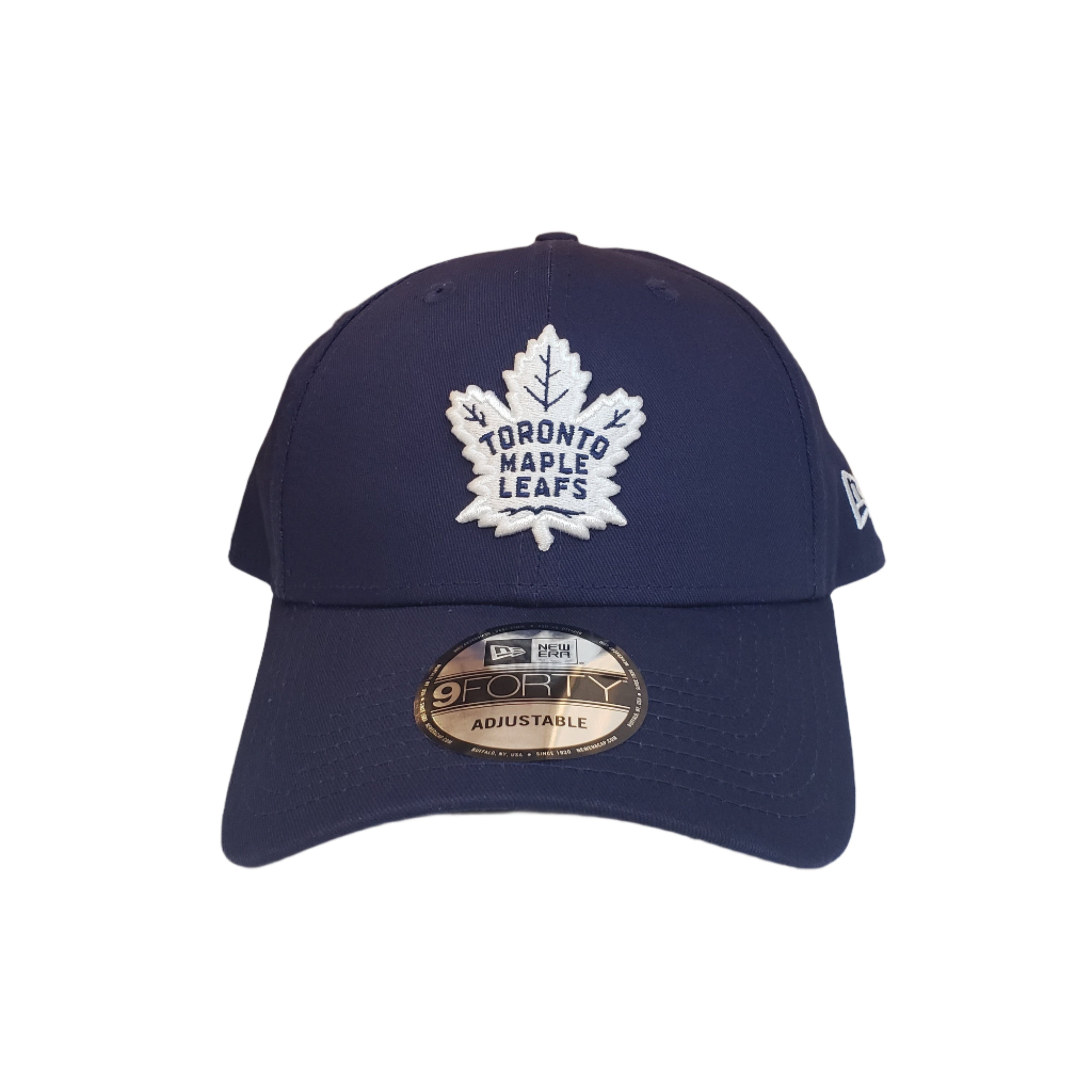 Casquette Snapback 9Forty bleu marine pour homme des Maple Leafs de Toronto de la LNH de New Era