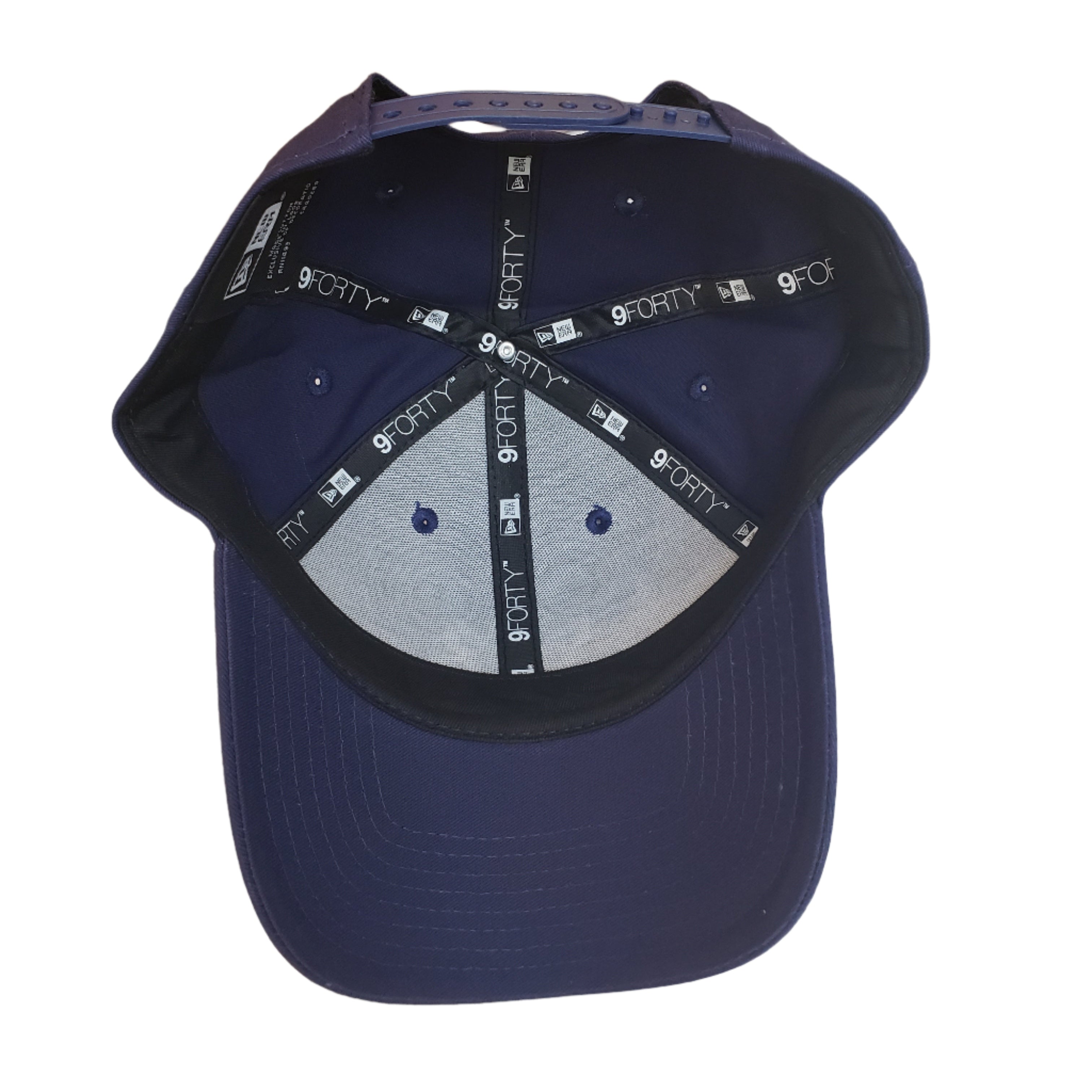 Casquette Snapback 9Forty bleu marine pour homme des Maple Leafs de Toronto de la LNH de New Era